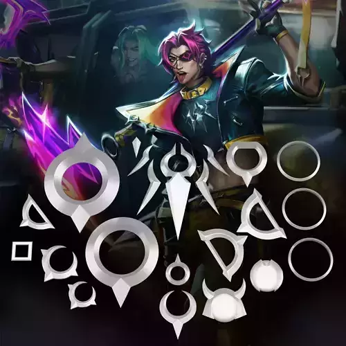 Kayn HEARTSTEEL Cosplay League of Legends STL 3D Model