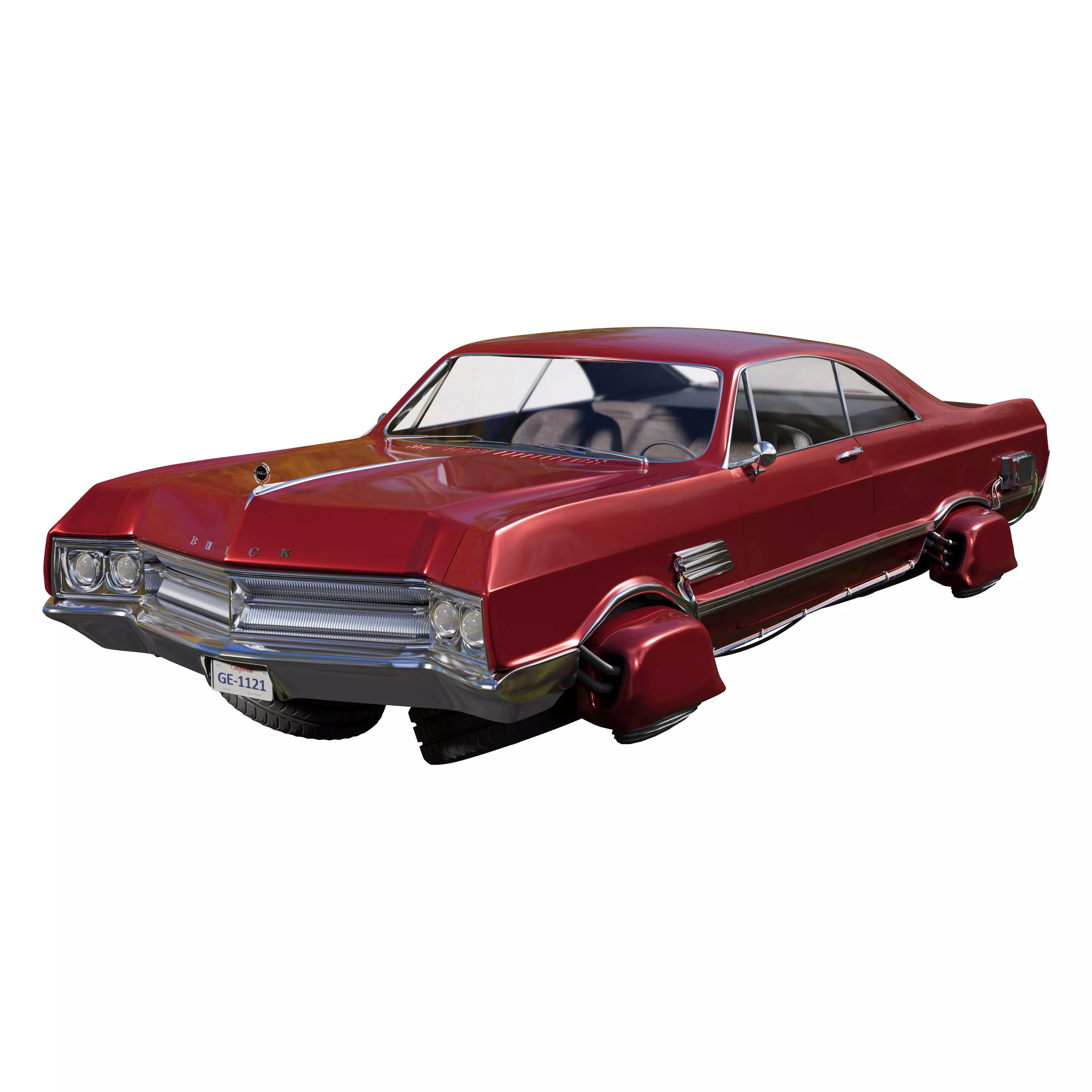 1966 Buick Wildcat Sci-Fi Free 3D model