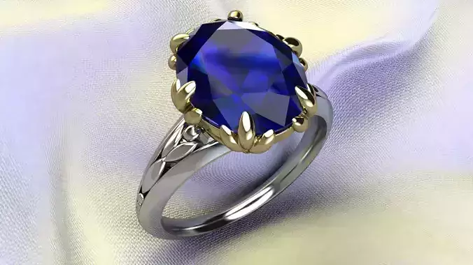 Oval Gem Ring