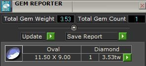 Oval Gem Ring 3D print model_4