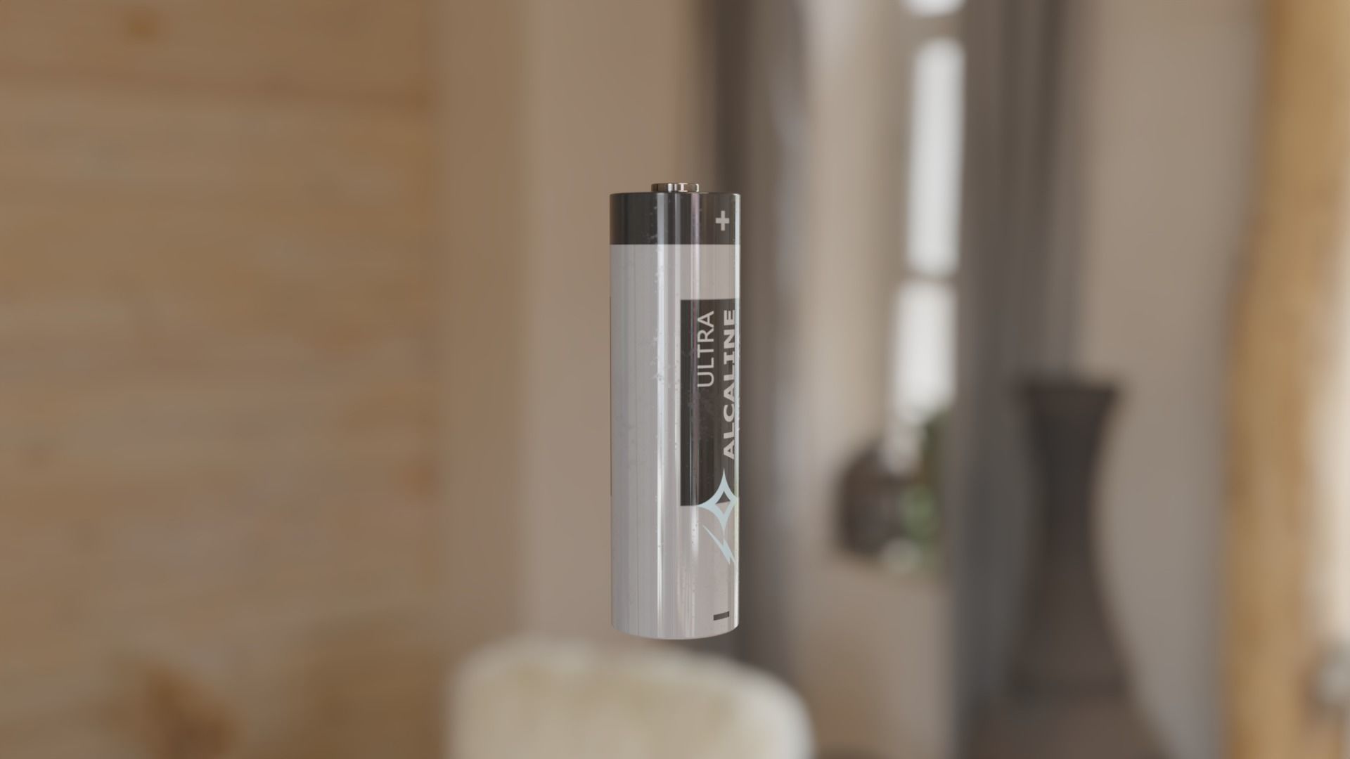 AA Battery Free 3D model_1