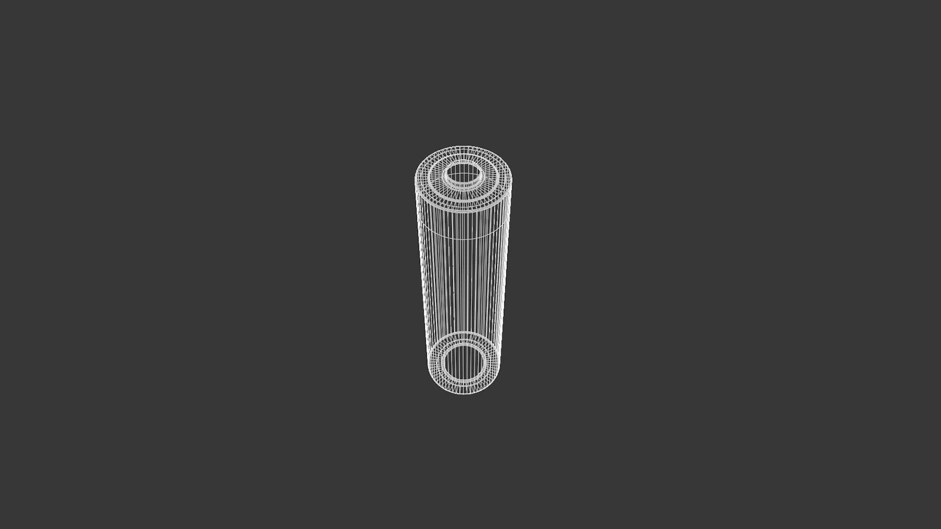AA Battery Free 3D model_9