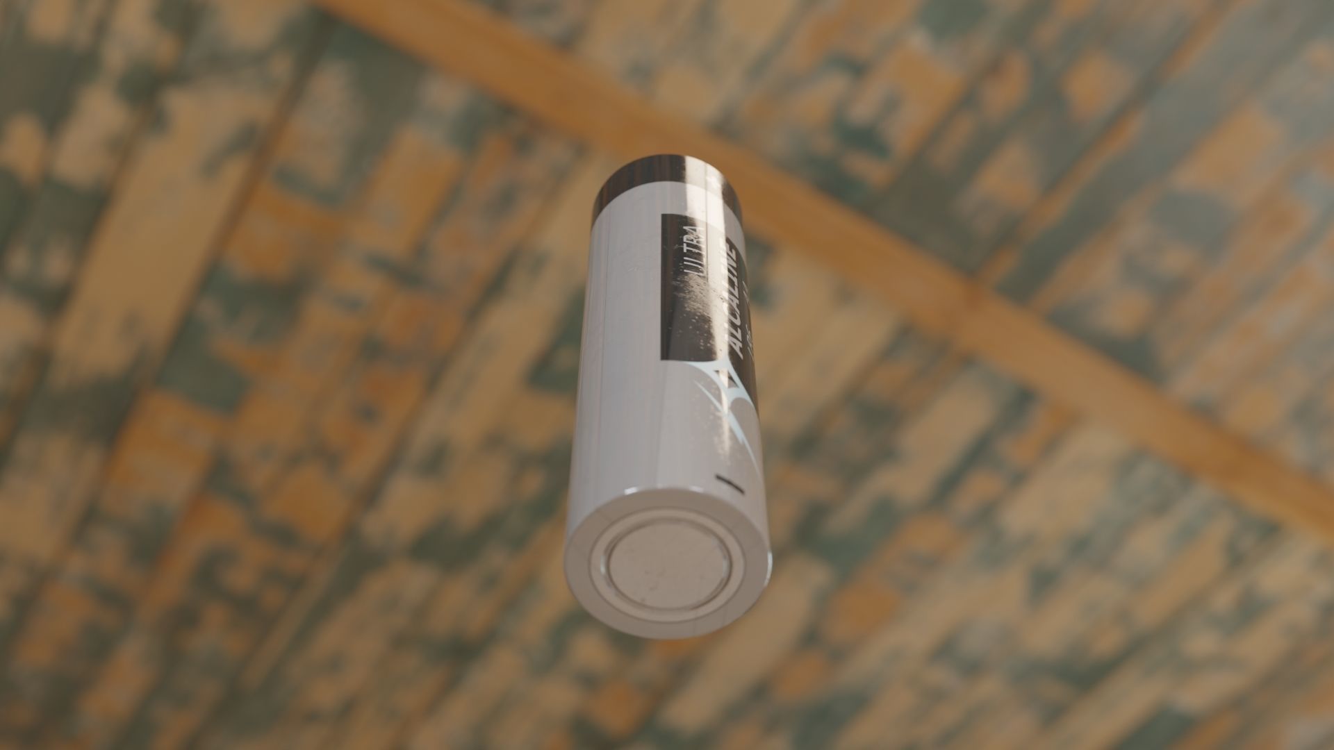 AA Battery Free 3D model_4