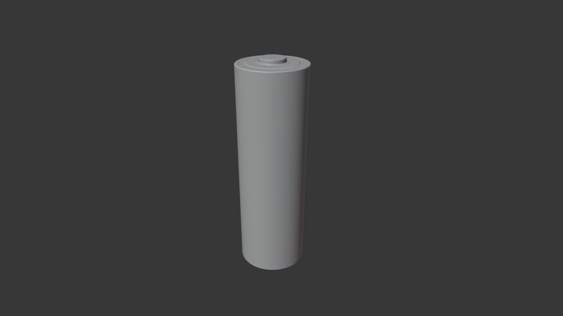 AA Battery Free 3D model_6