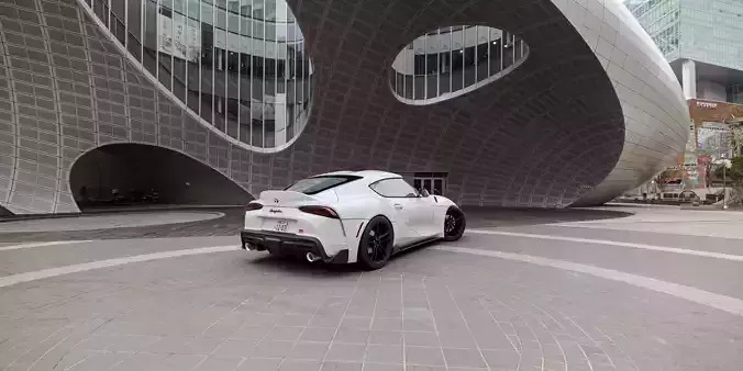 TOYOTA SUPRA GR 2020 3D model