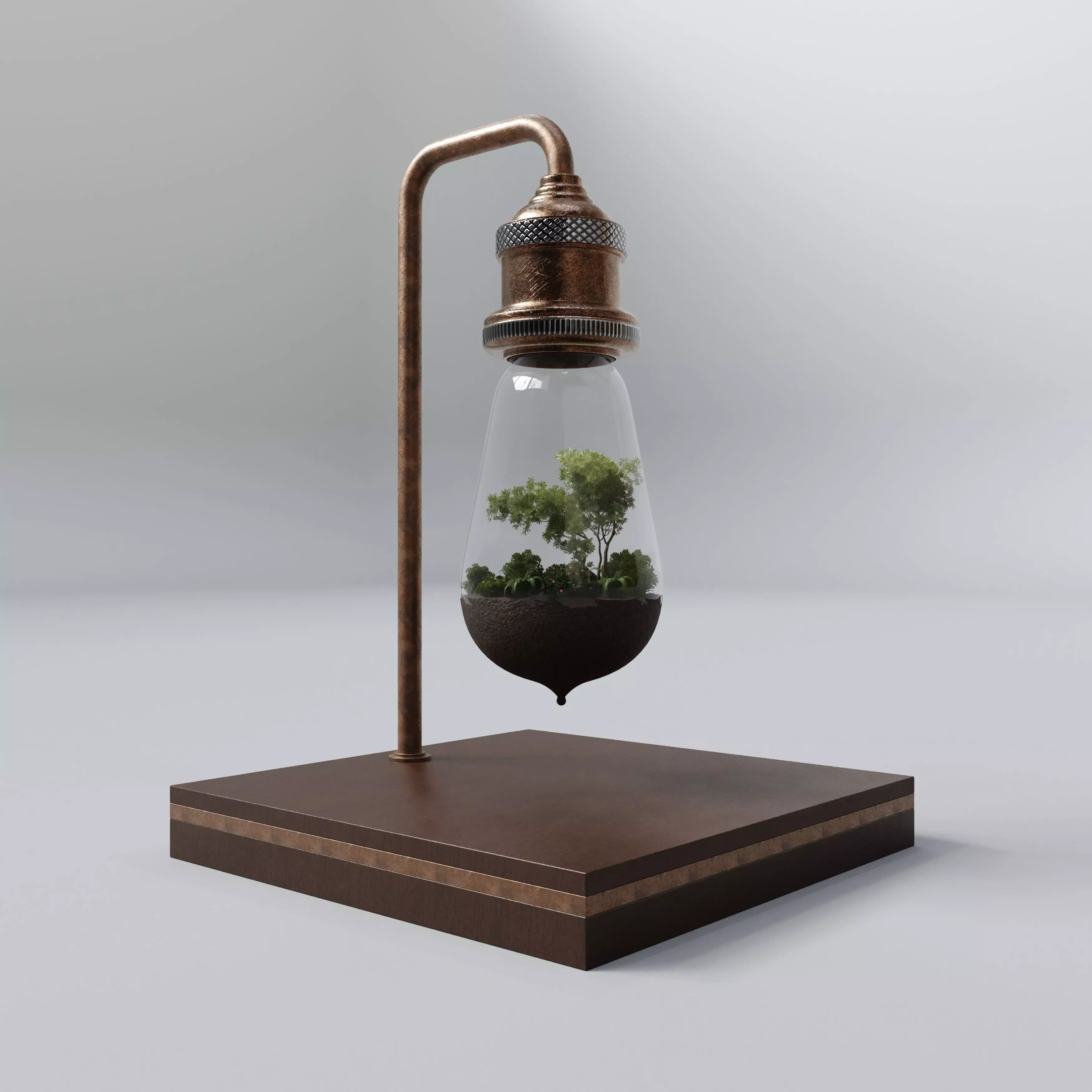 Bulb Terrarium 3D model