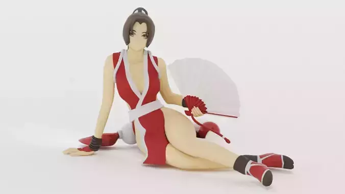 Mai Shiranui Noodle Stopper Figure 3D print model