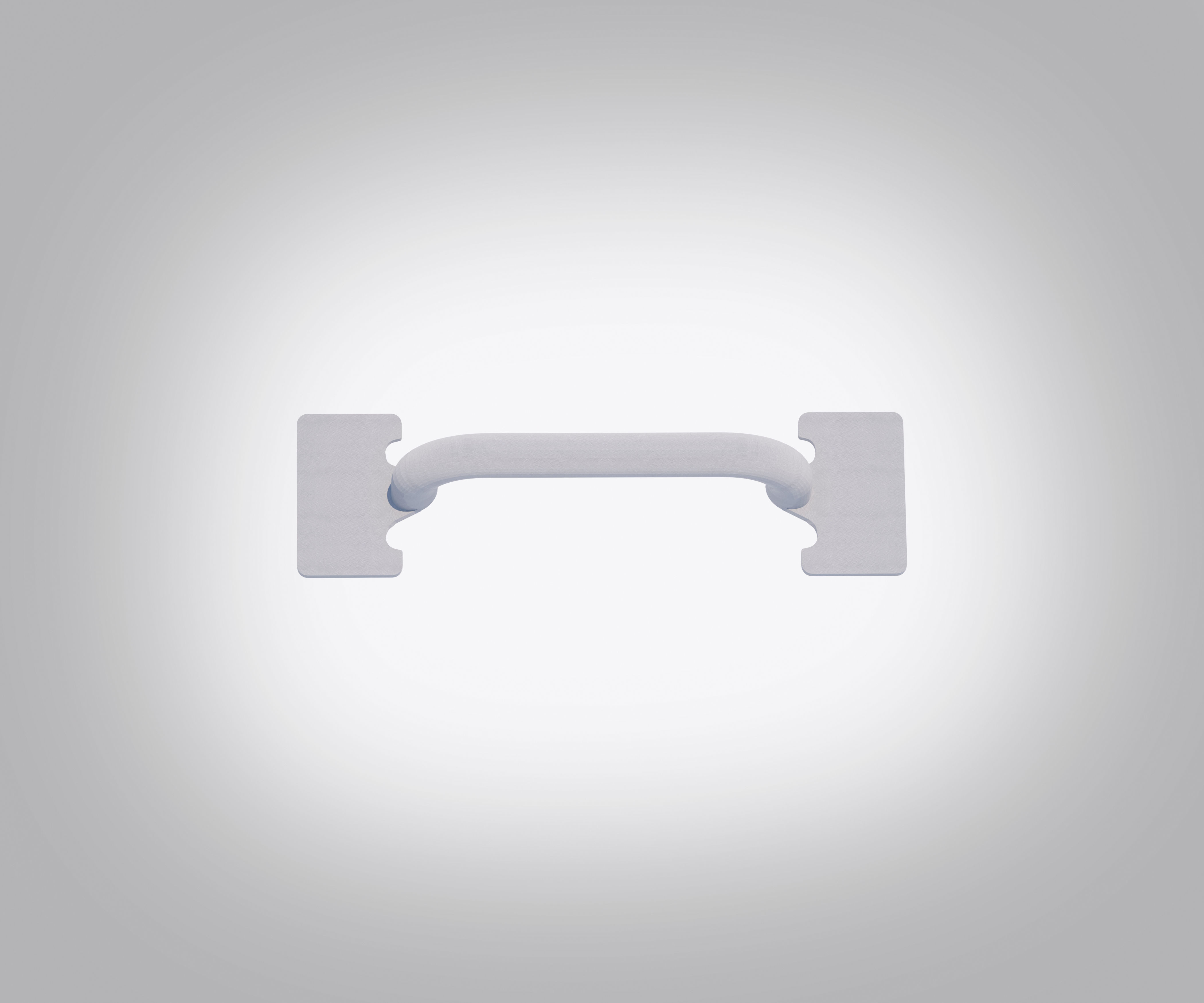Handle - Metal Low-poly 3D model_2