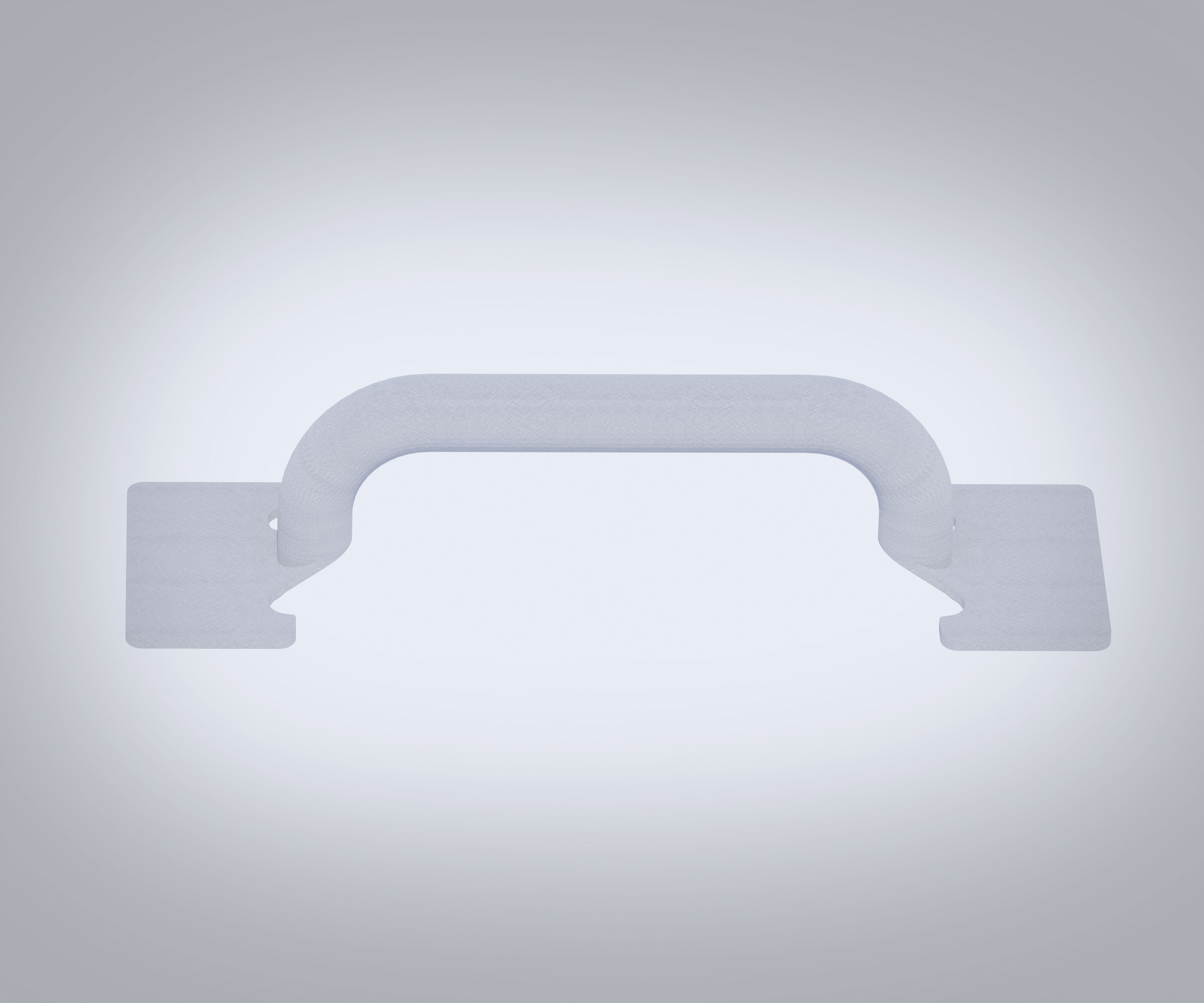 Handle - Metal Low-poly 3D model_1