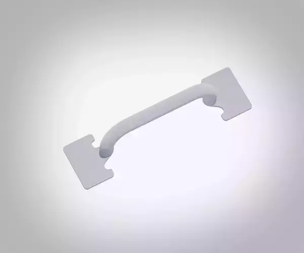 Handle - Metal Low-poly 3D model