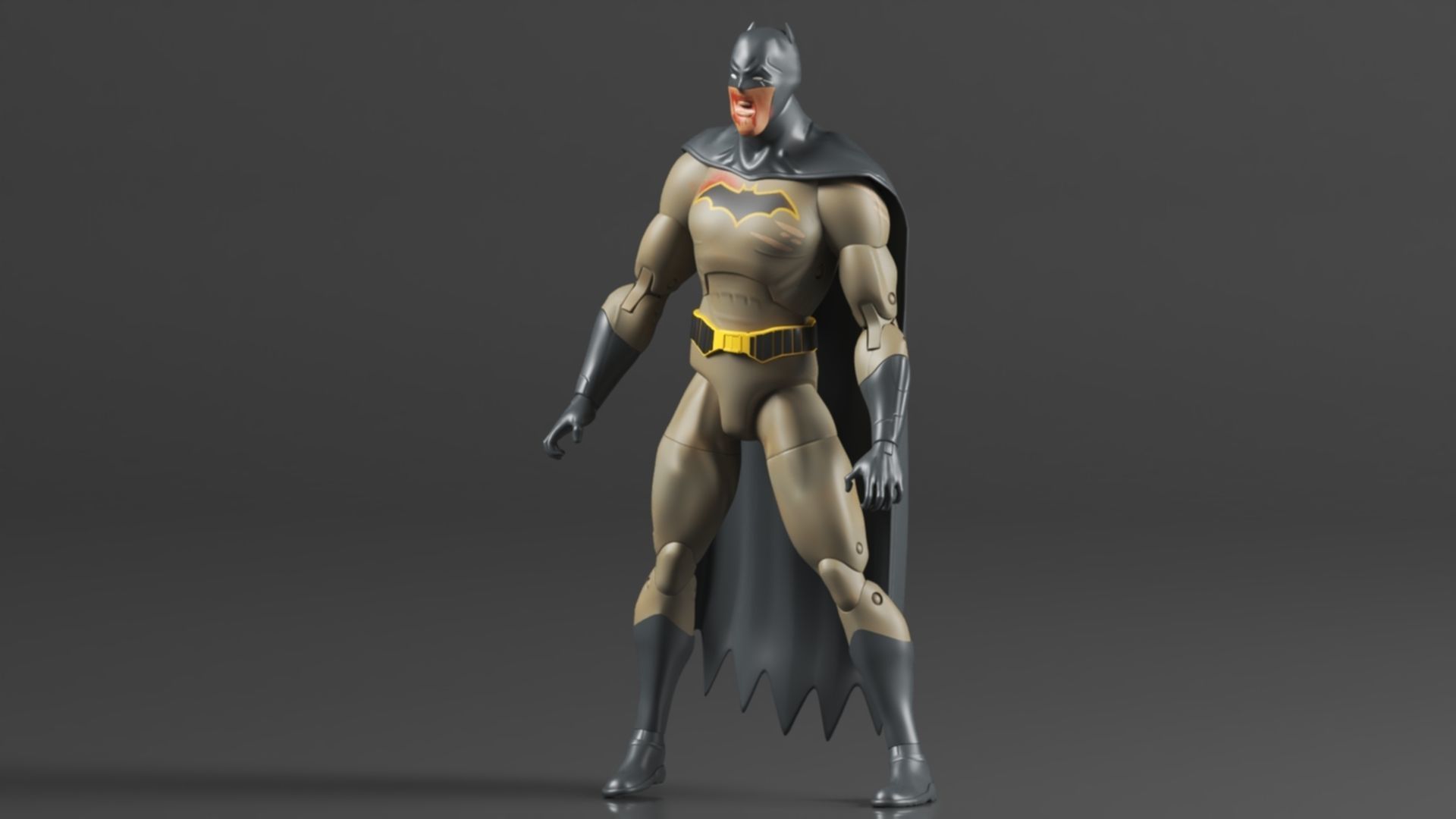 DC Collectibles Essentials DCeased Batman Action Figure Toys 3D print model_8