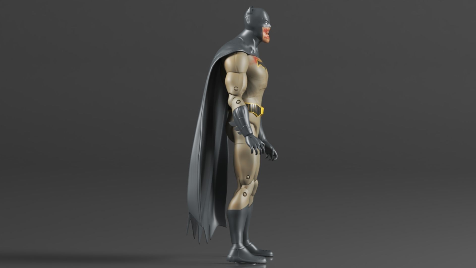 DC Collectibles Essentials DCeased Batman Action Figure Toys 3D print model_7