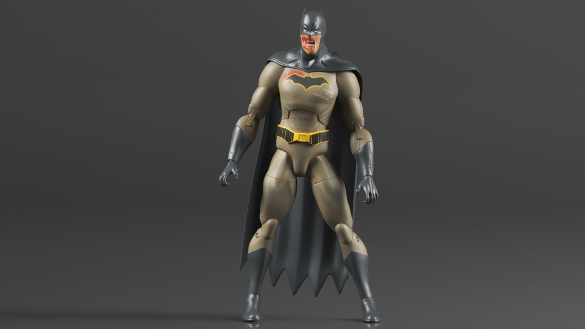 DC Collectibles Essentials DCeased Batman Action Figure Toys 3D print model_6