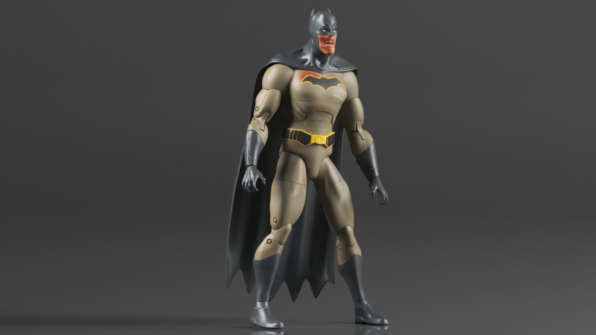 DC Collectibles Essentials DCeased Batman Action Figure Toys 3D print model_4