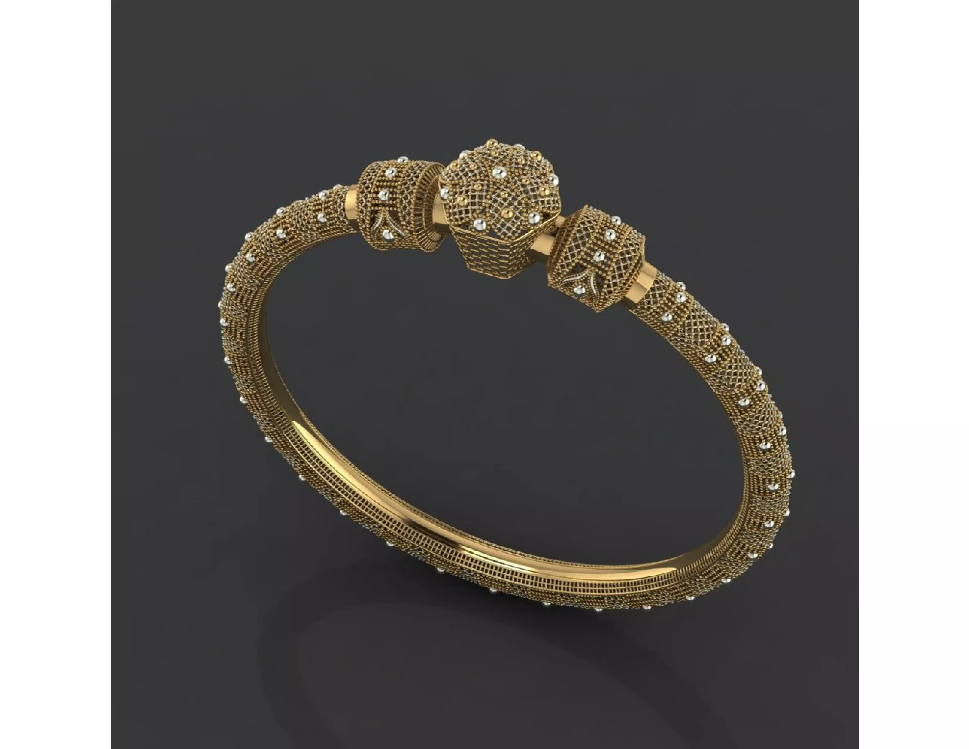 fusion bangles moo karra indian  7 3D print model_0