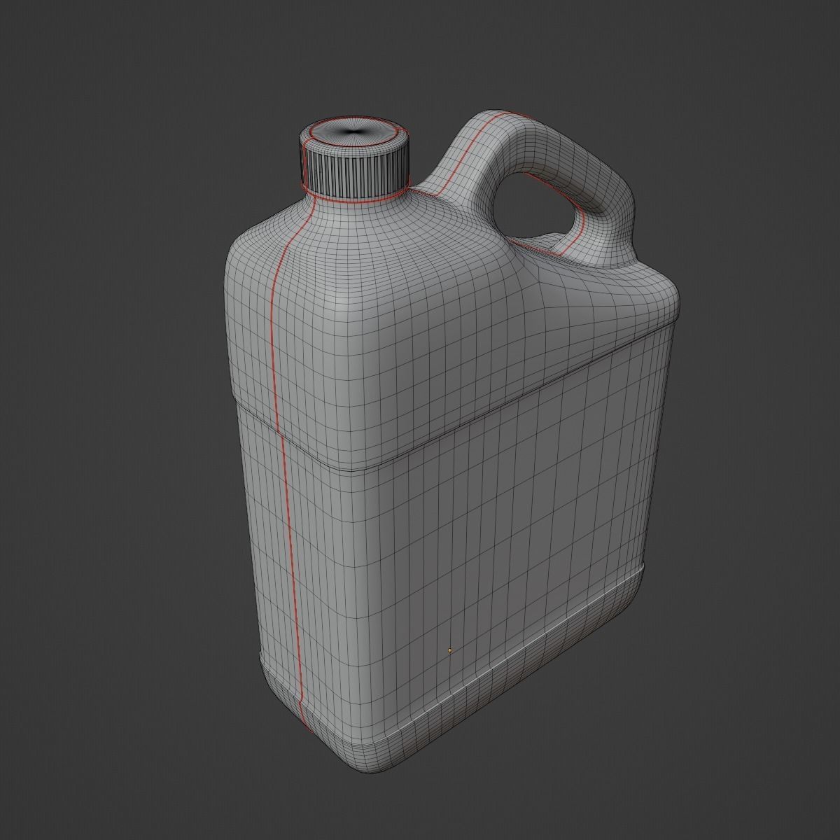 Plastic Canister A 03 3D model_10
