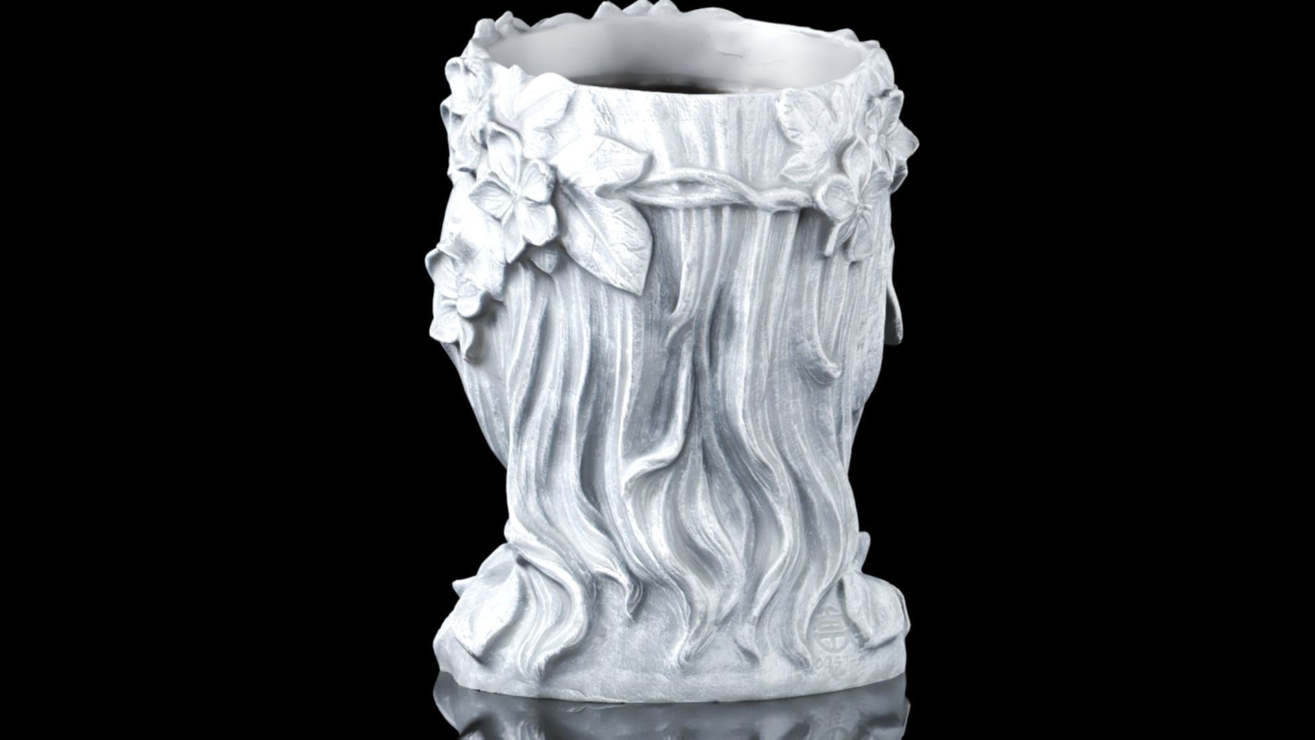 YARNOW Head Face Planter Cute Human Head 3D print model_5