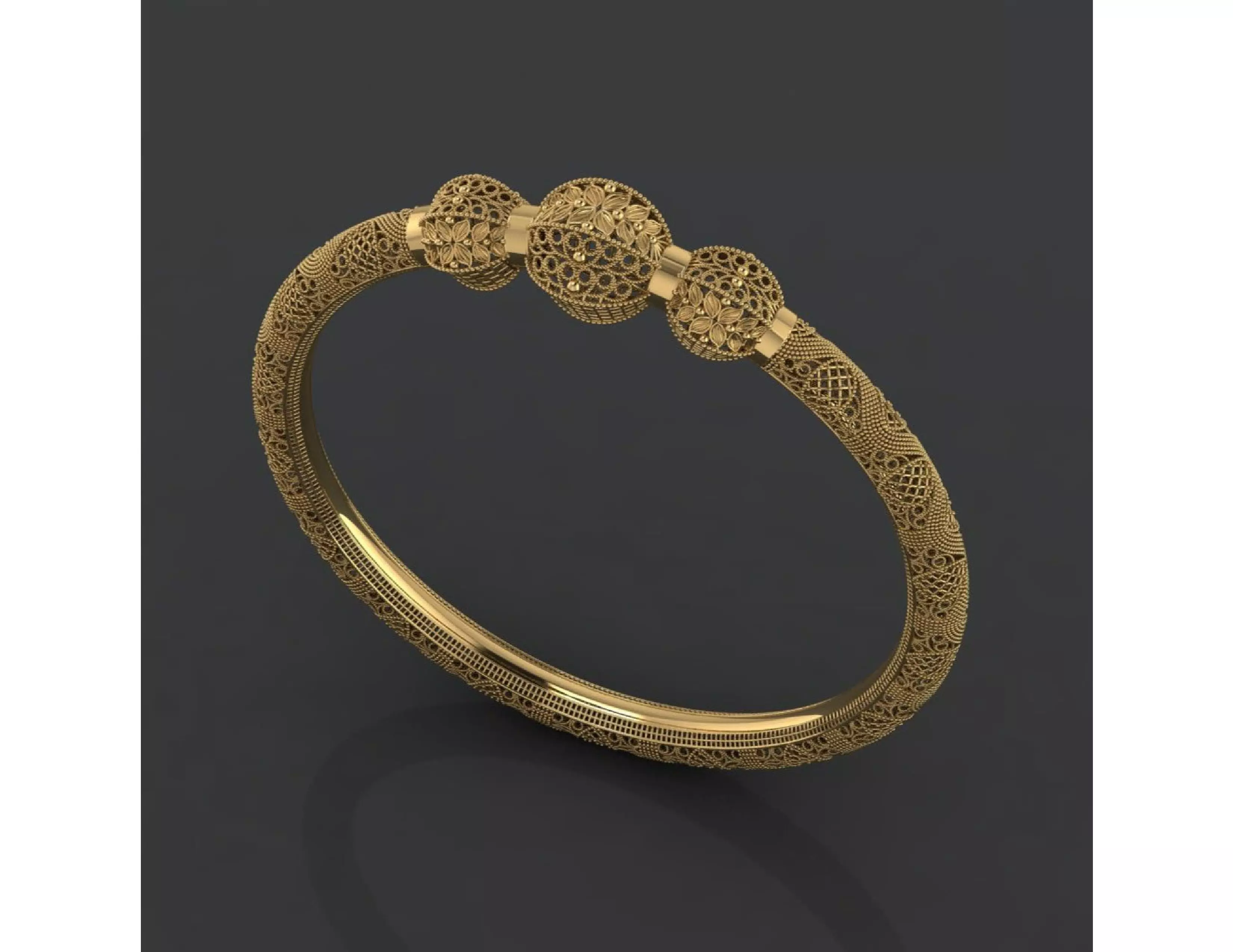 fusion bangles moo karra indian 3 3D print model_0