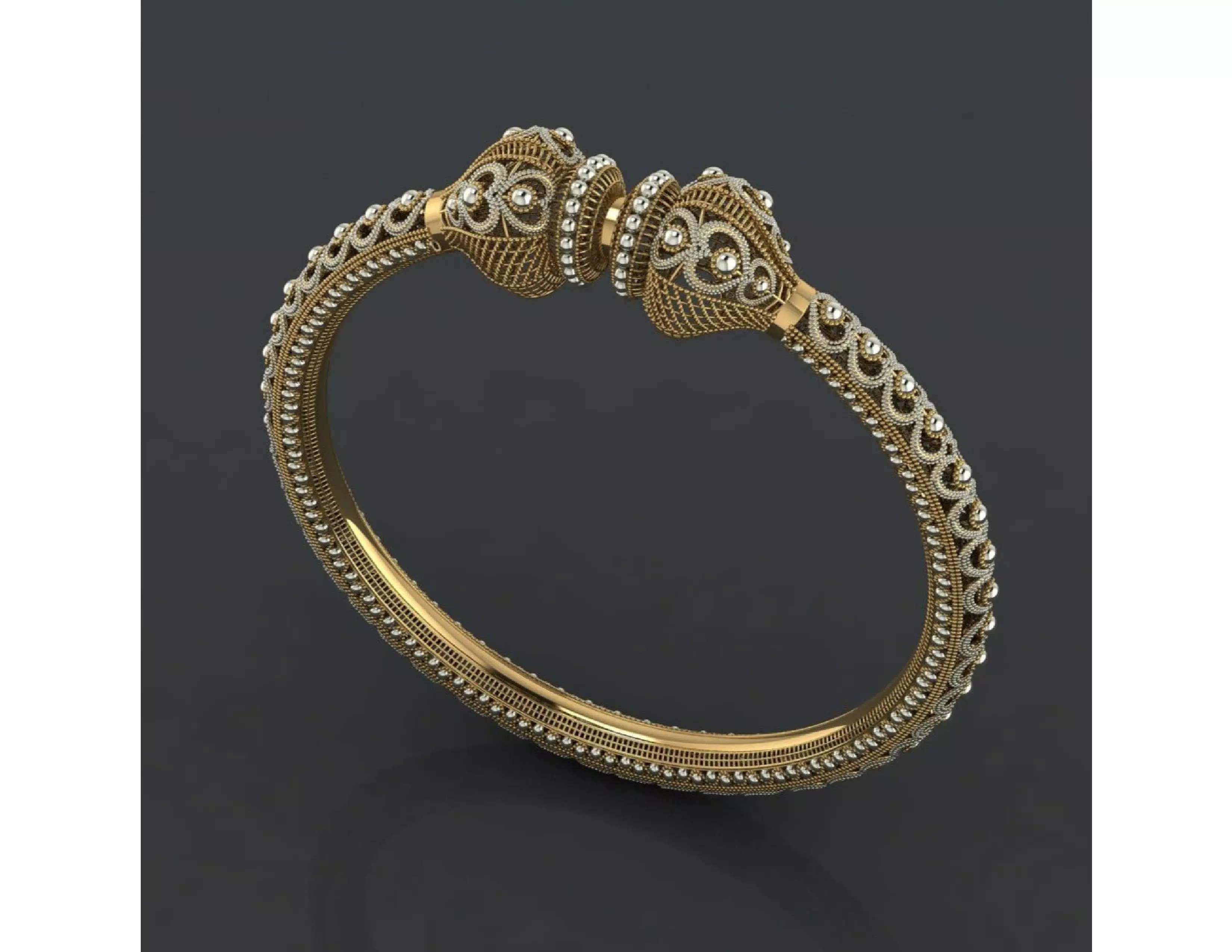 fusion bangles moo karra indian 28 3D print model_0