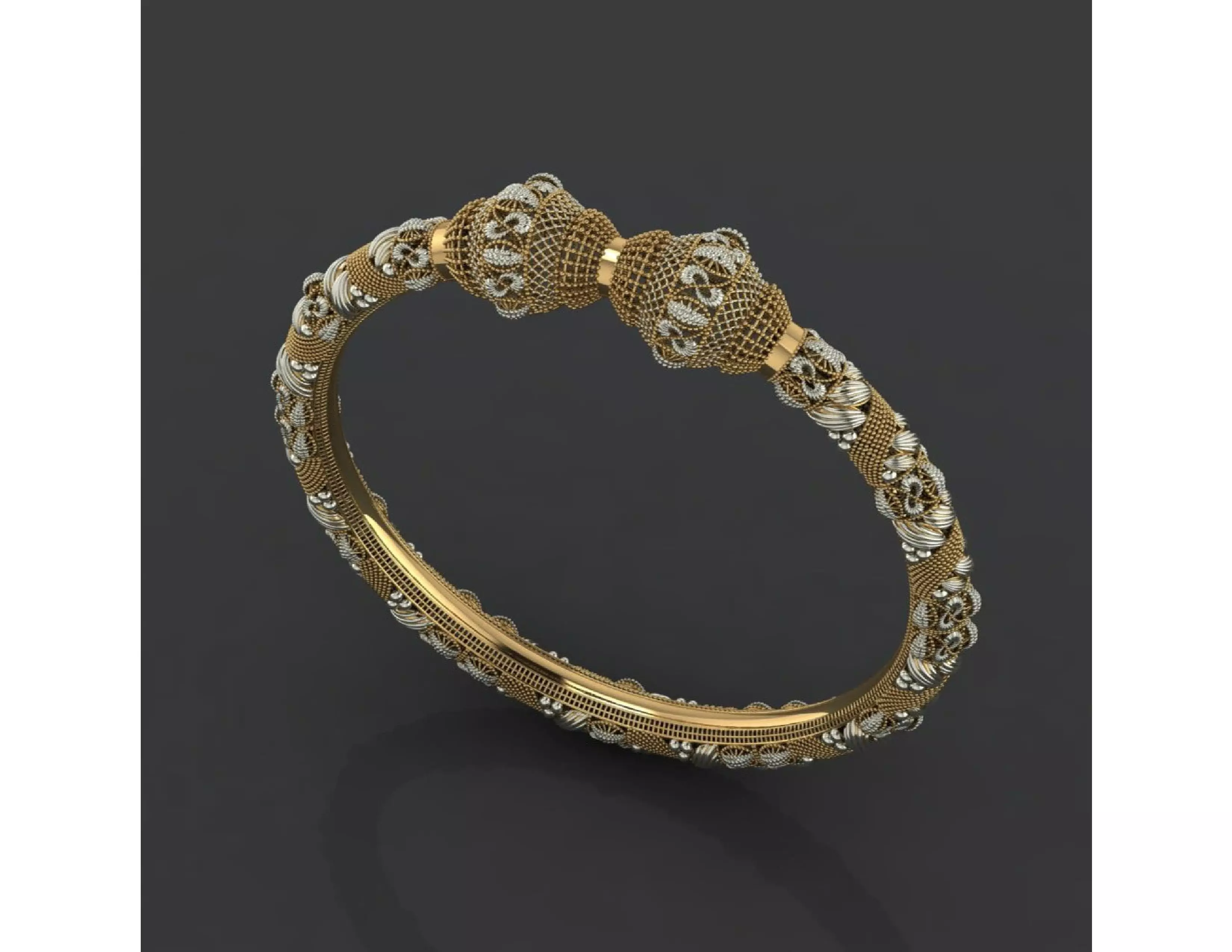 fusion bangles moo karra indian 27 3D print model_0