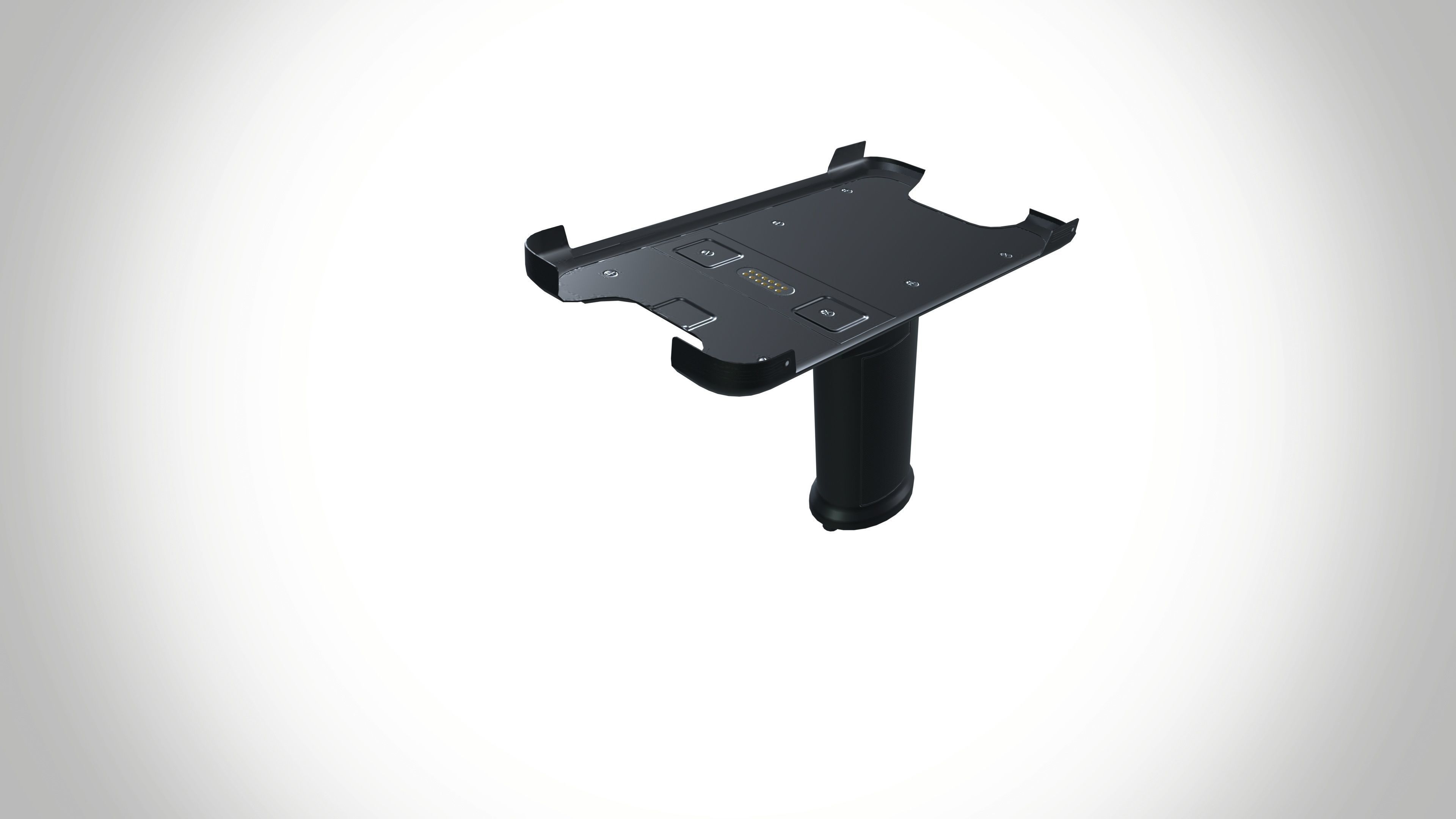 Cipherlab Cradle  Mobile Terminal Low-poly 3D model_3