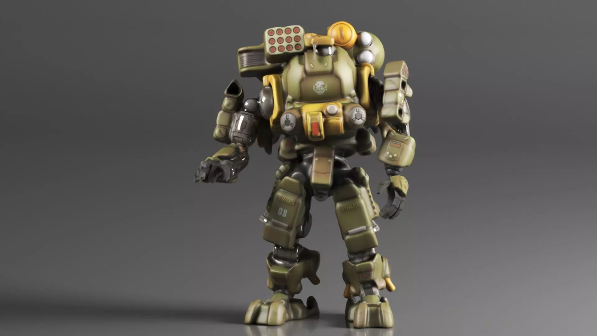 JOYTOY Iron Wrecker mech and Pilot Figure 3D print model