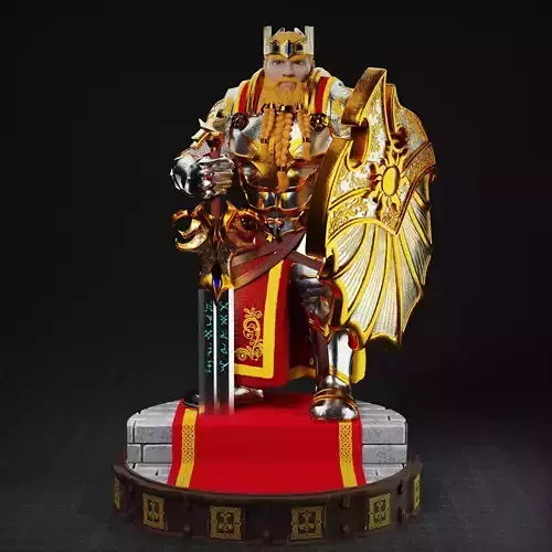 Artan Penthorill - The Sun Dwarf King 3D print model