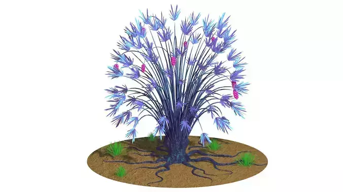 Strange bush 3D model