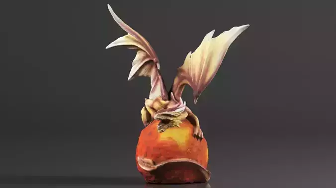  Large Dragon Figurines Statue Elemental Medieval Decor Fairy