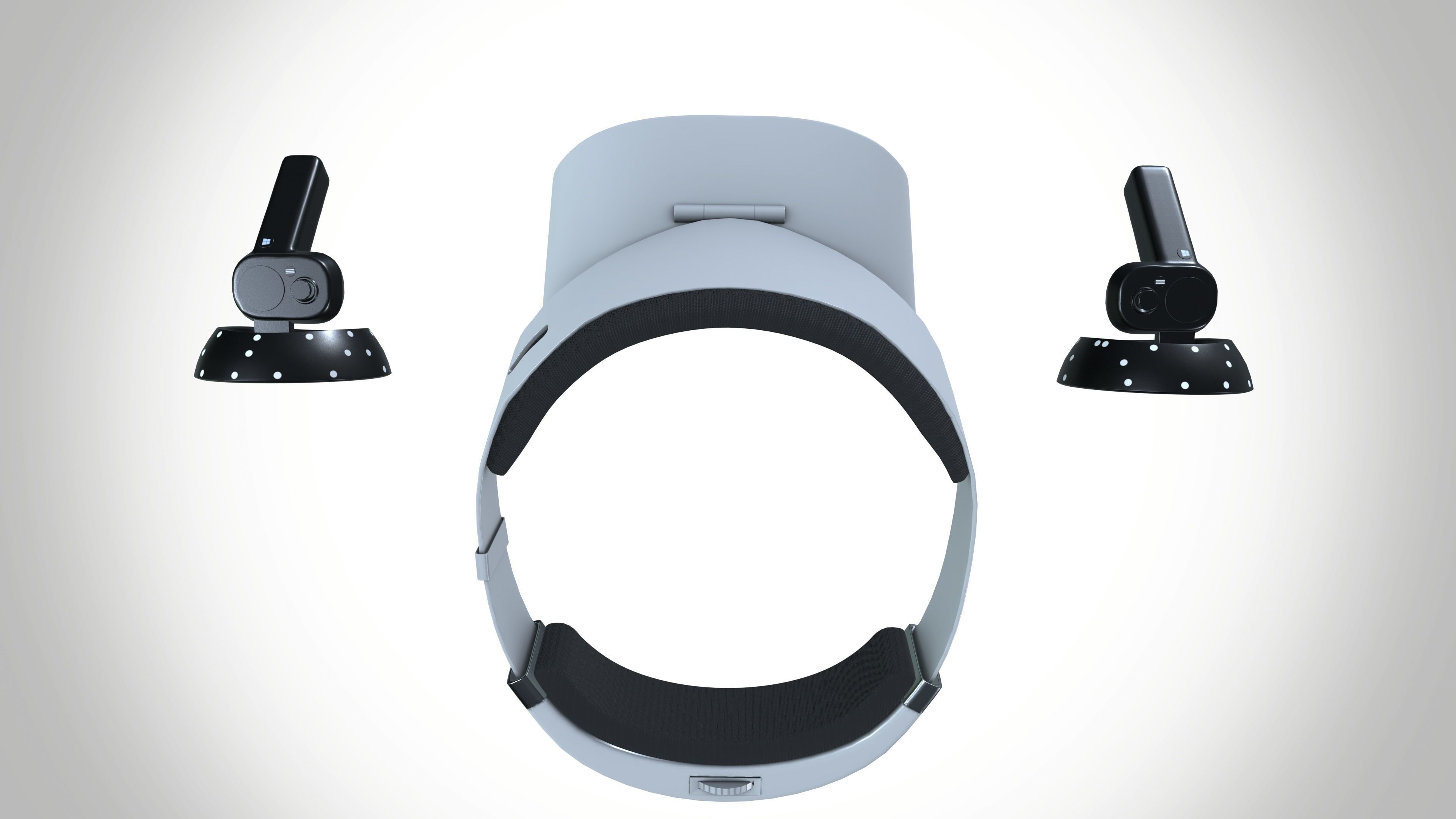 Dell Visor  Low-poly 3D model_7