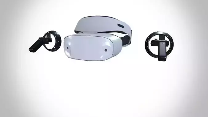 Dell Visor  Low-poly 3D model
