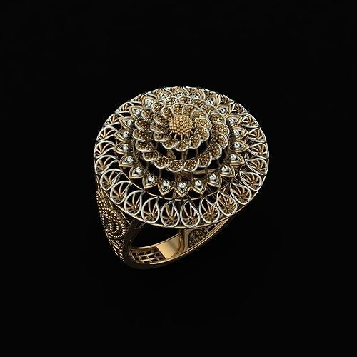 Karachi Style 3D Rings - Set of 10 Designs 3D print model