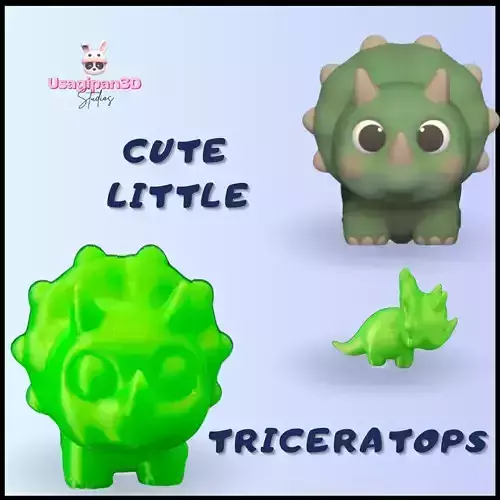 Cute Little Triceratops