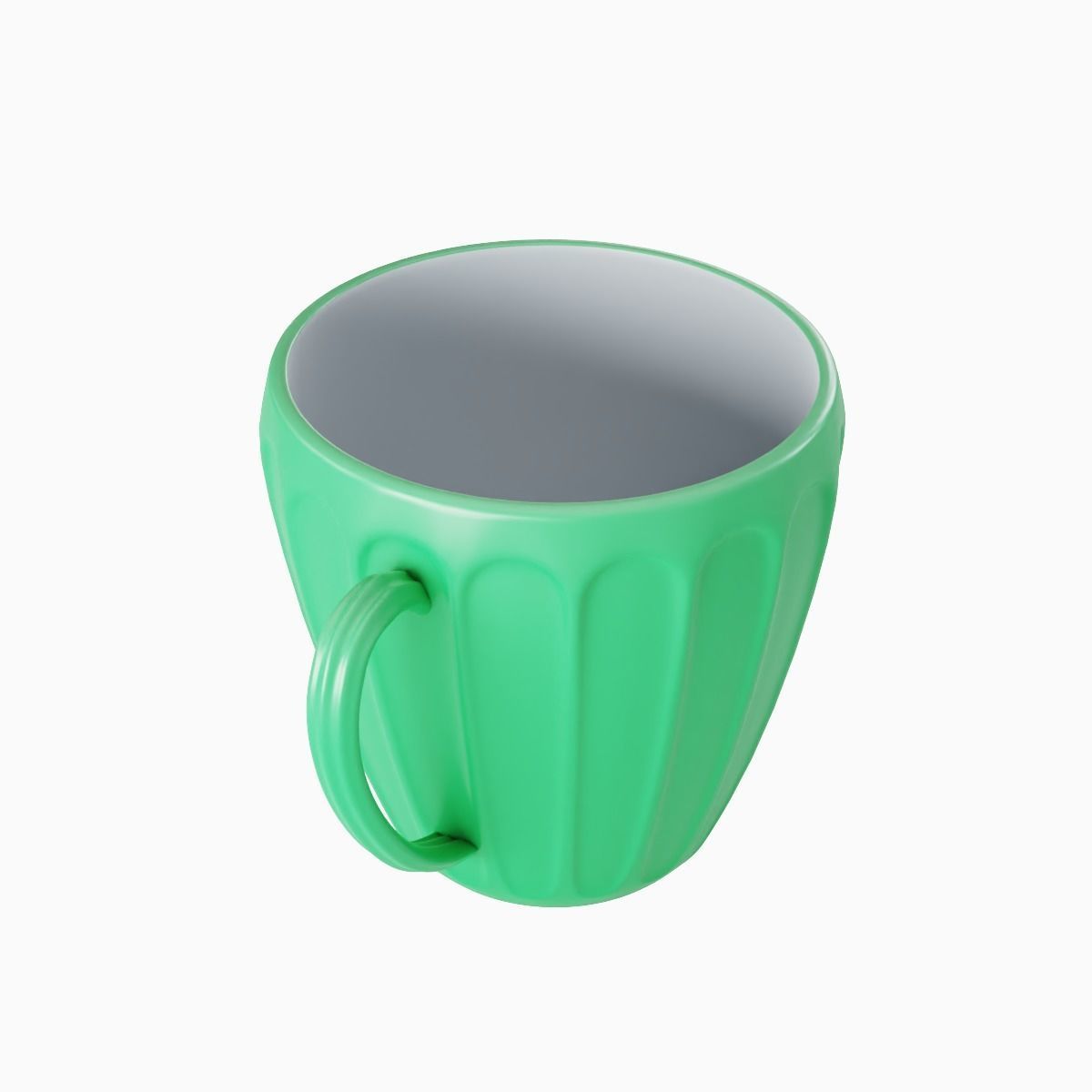 Tea Cup 02 3D model_8