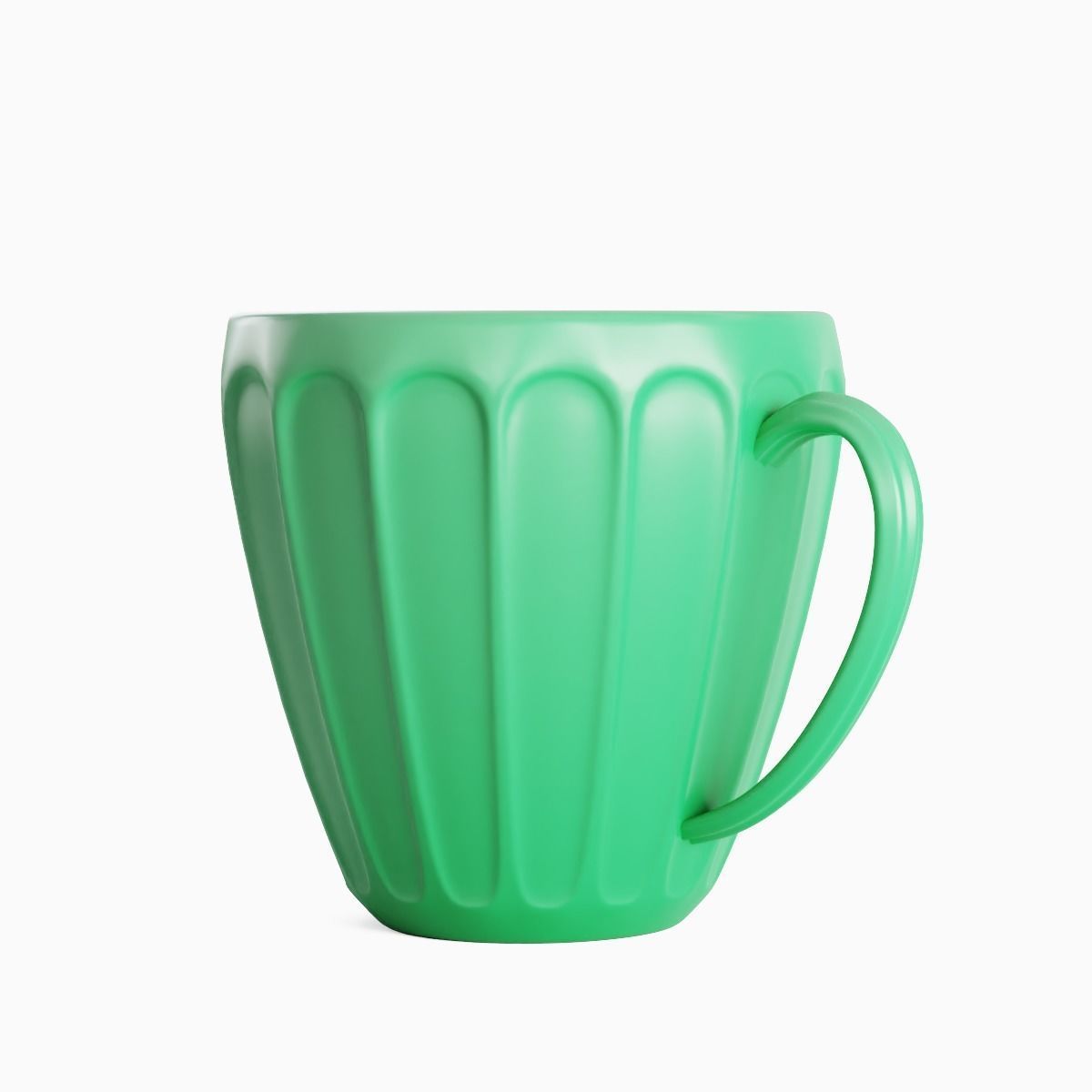 Tea Cup 02 3D model_3