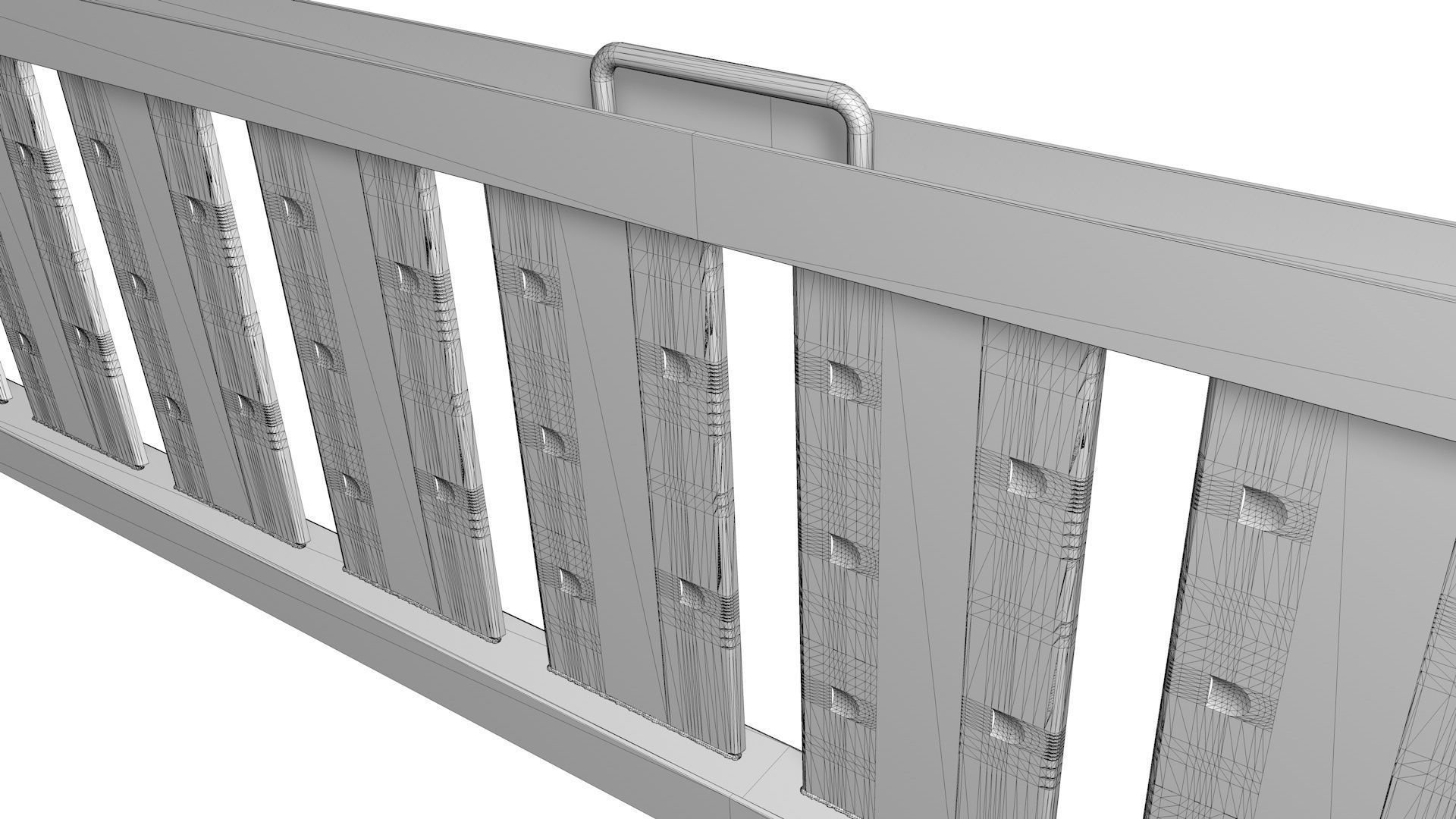 Sand truck 3D model_10