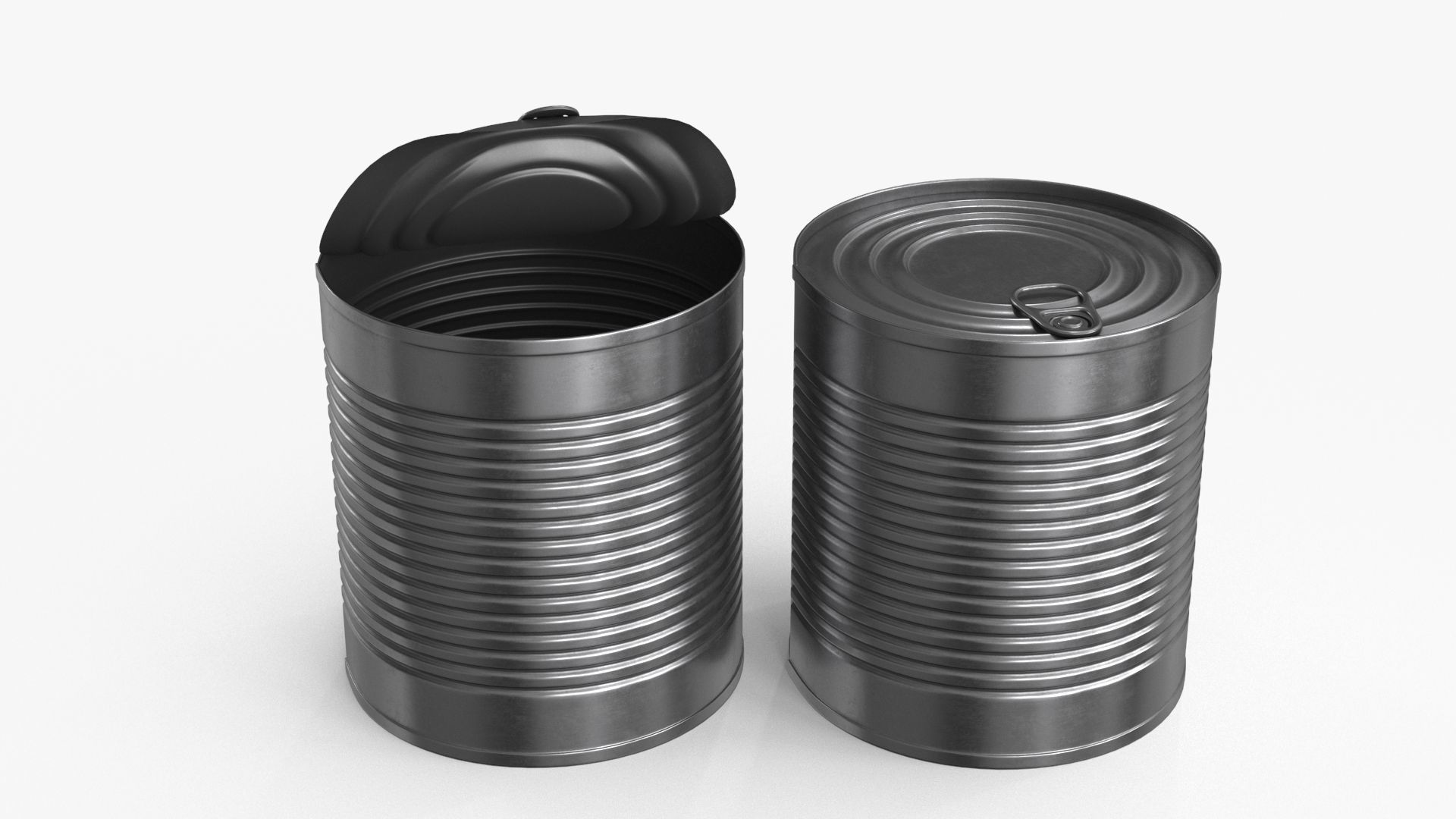 Tin Can v1 Low-poly 3D model_10