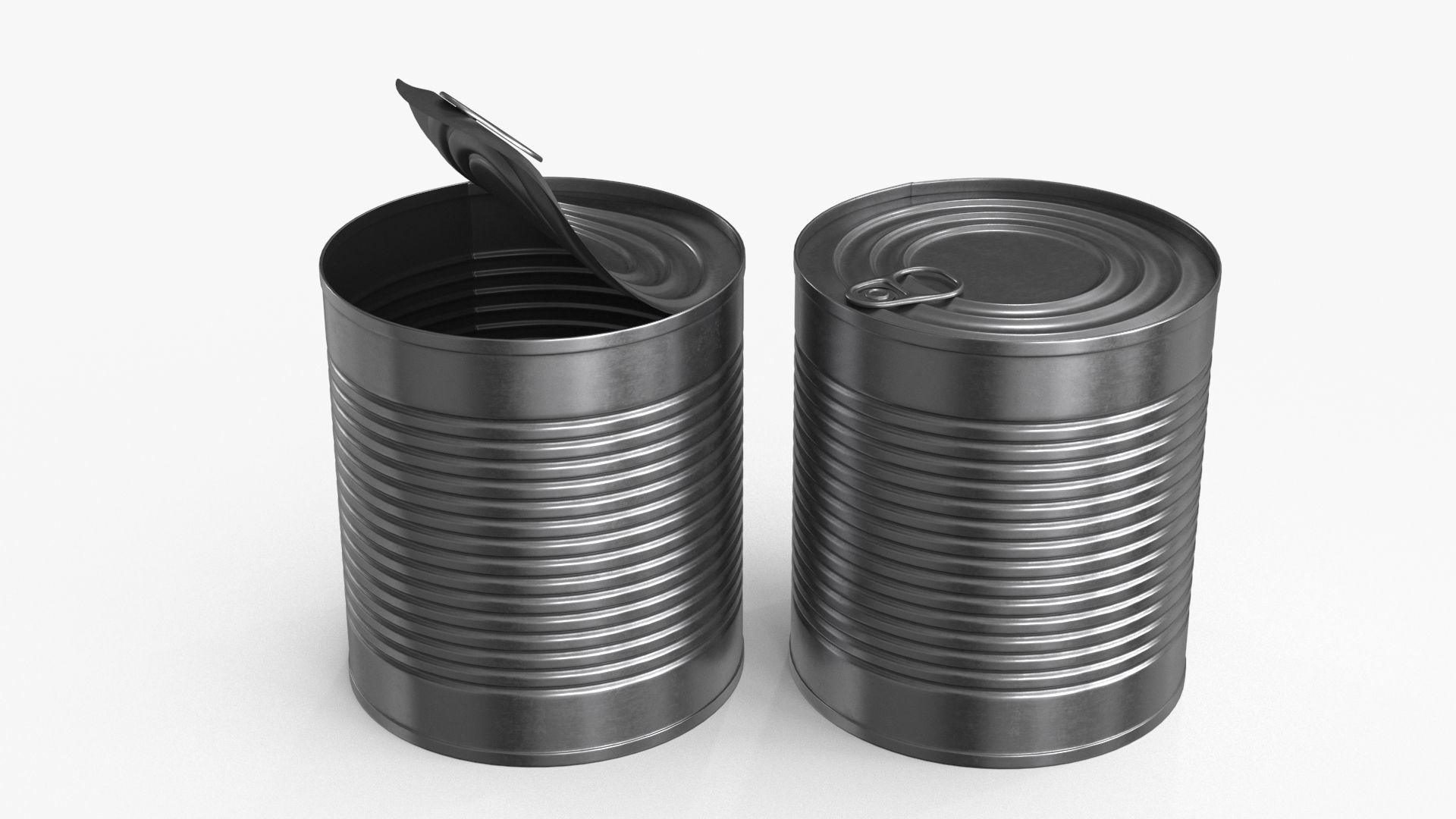 Tin Can v1 Low-poly 3D model_8