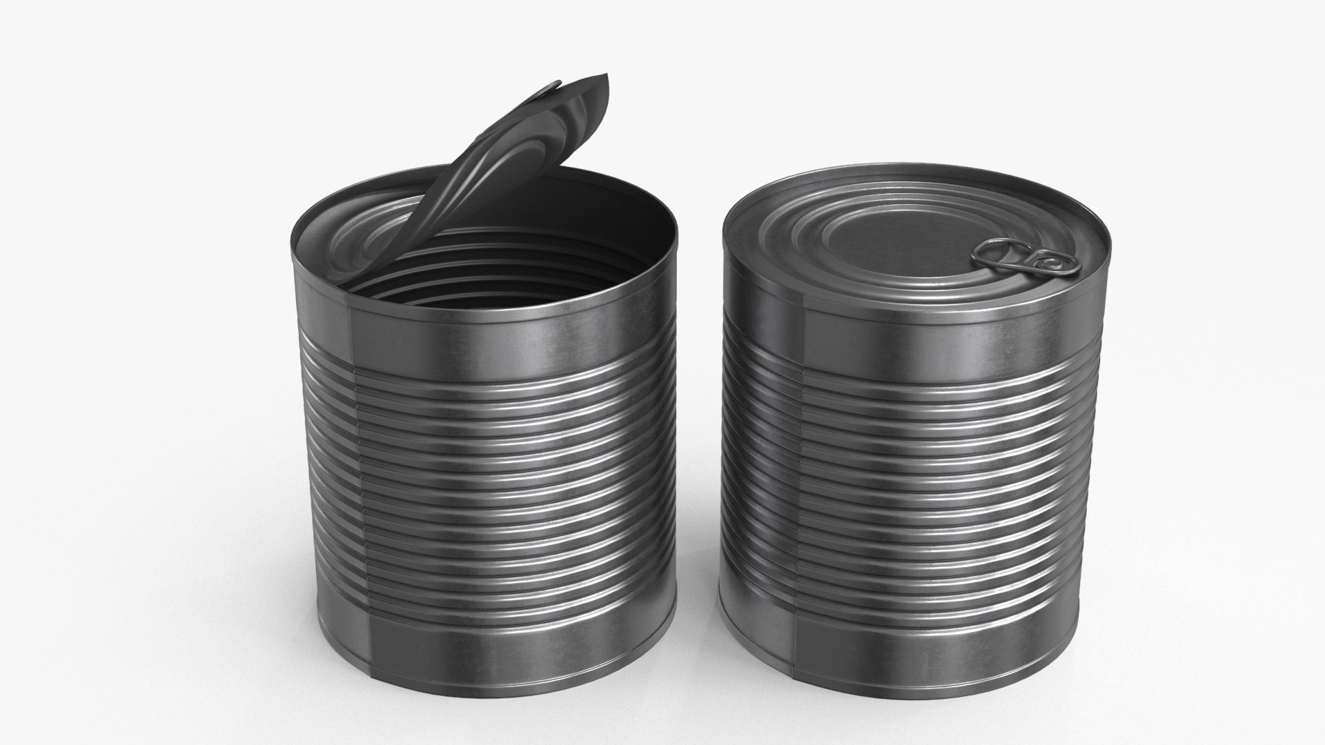 Tin Can v1 Low-poly 3D model_11