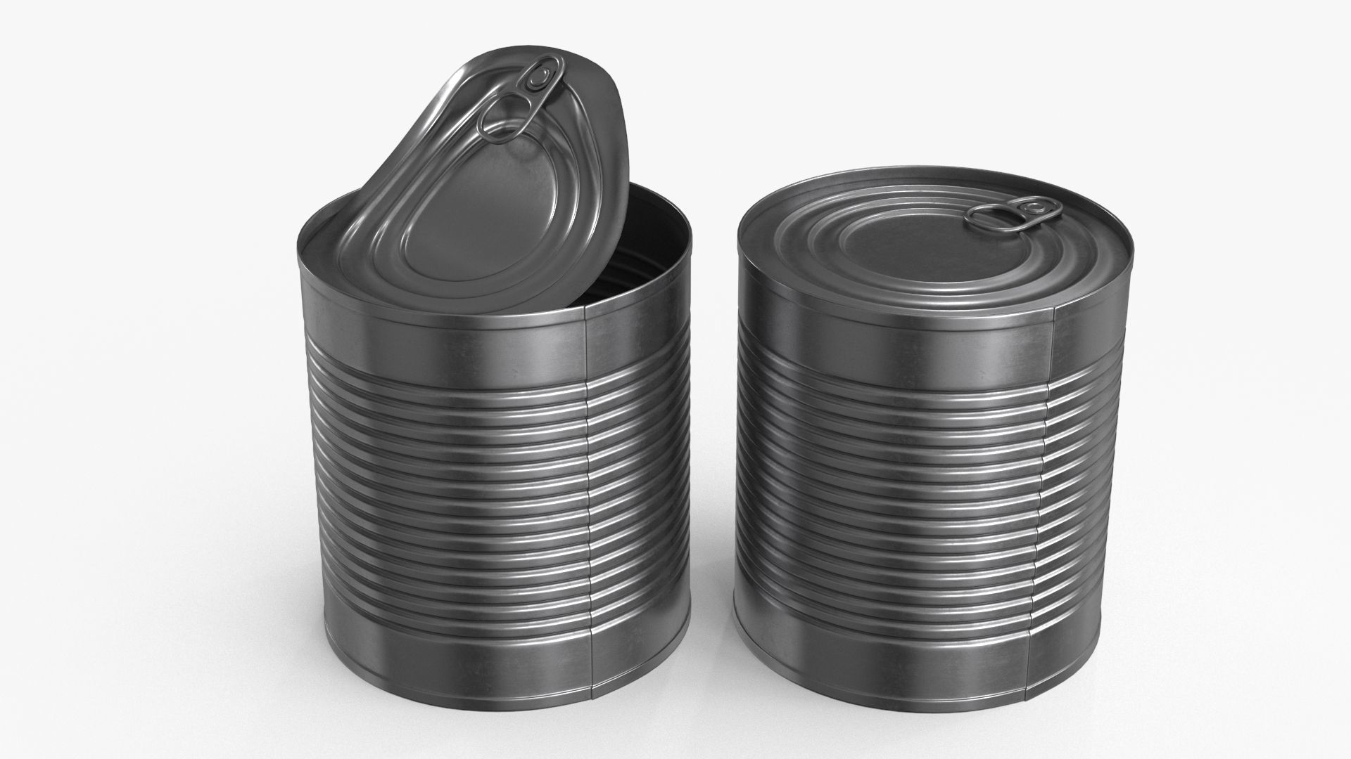 Tin Can v1 Low-poly 3D model_12