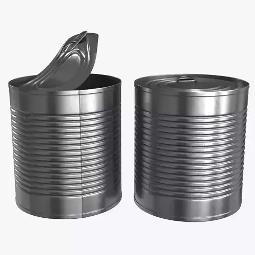 Tin Can v1 Low-poly 3D model