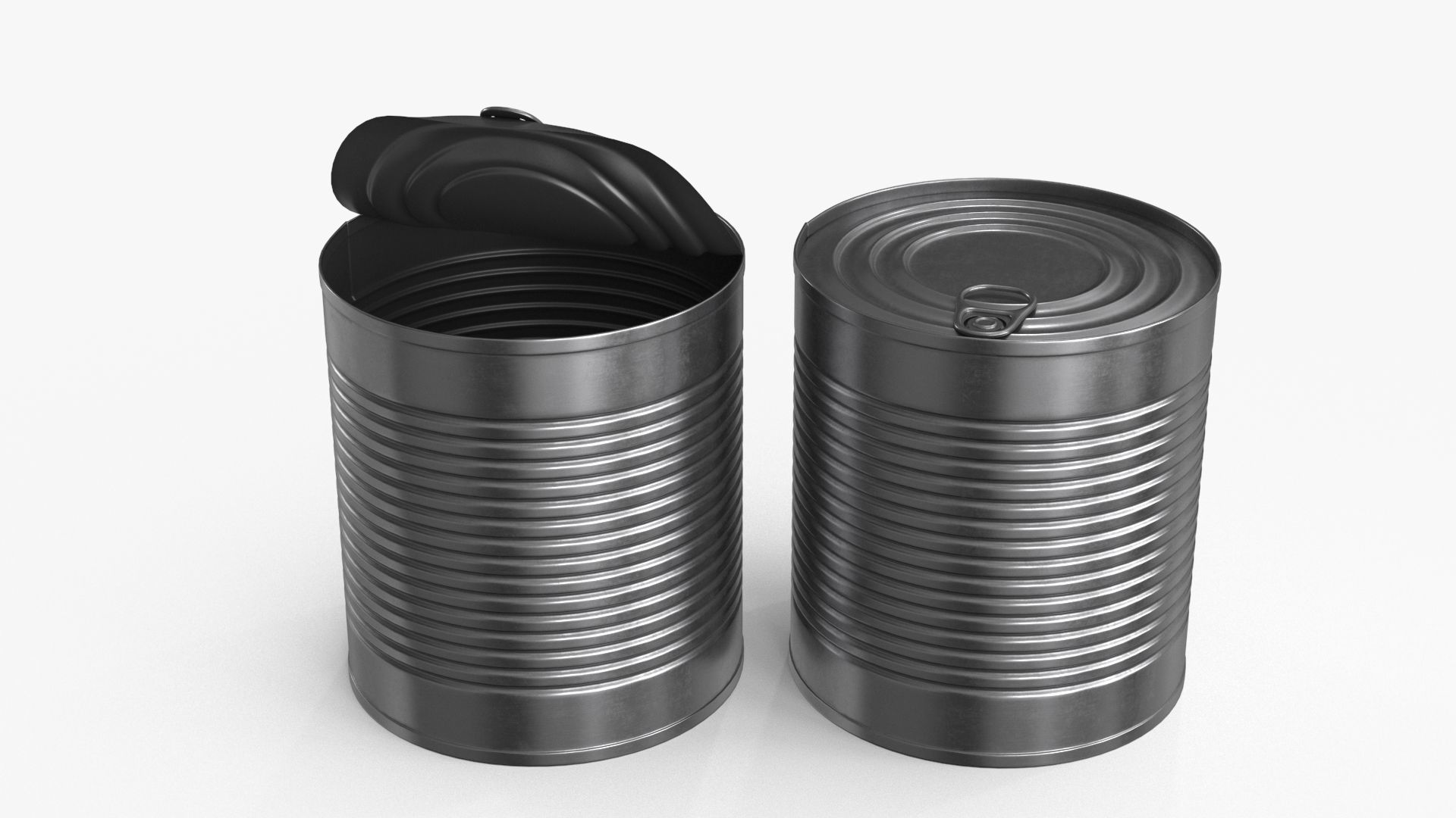Tin Can v1 Low-poly 3D model_9