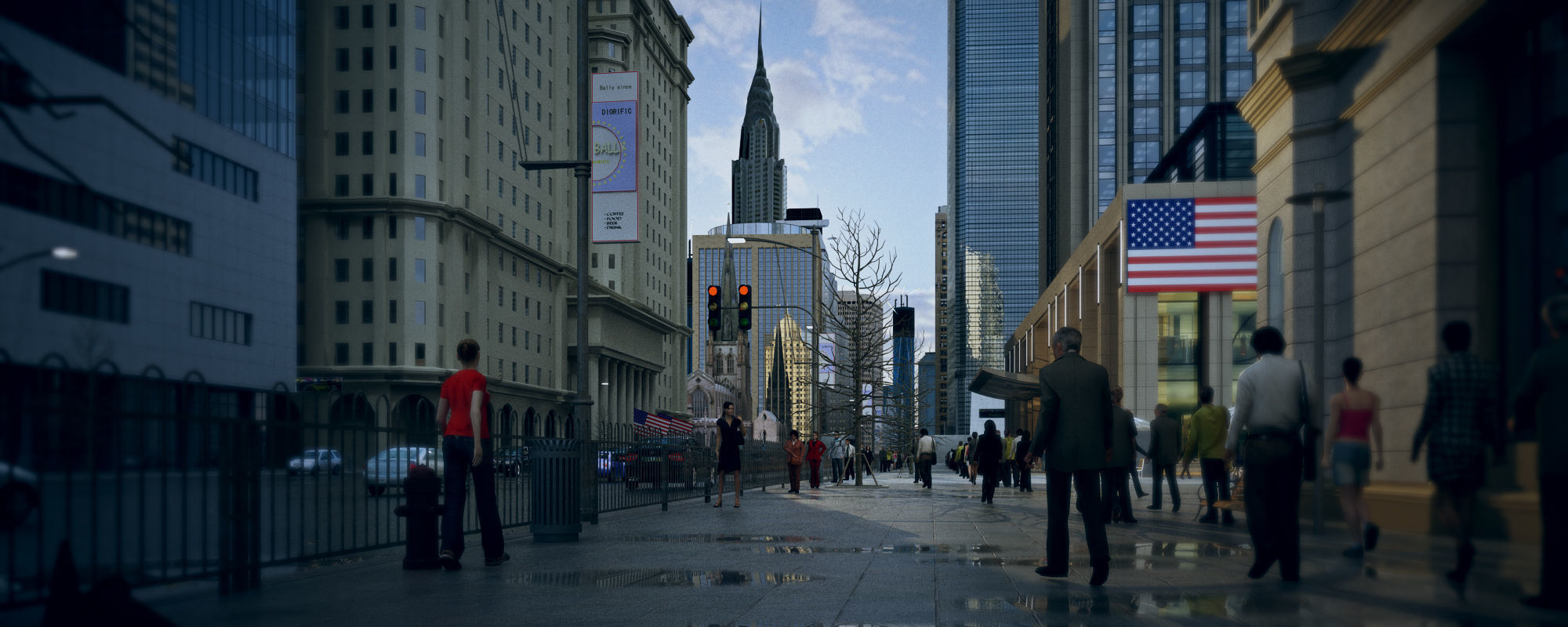 Wall Street 3D model_3