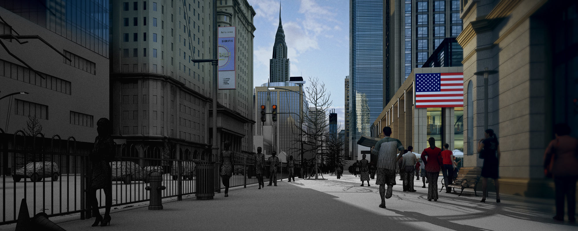 Wall Street 3D model_5