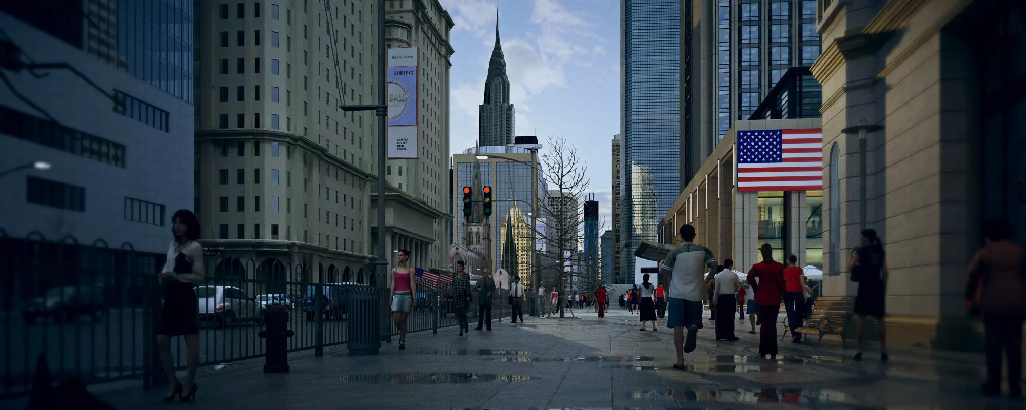 Wall Street 3D model_0