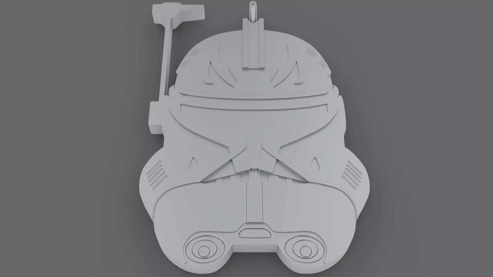 Star Wars Captain Rex Pendant 3D print model