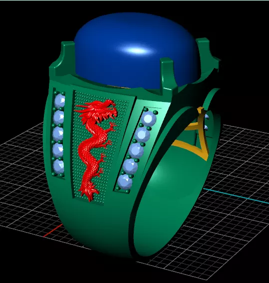 ring men 3D print model_0