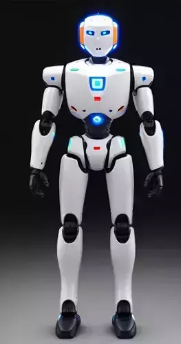 SCI FI Robot Character 3D model