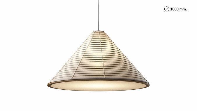 N-PL01 Pendant Lamp by Norm Architects for Karimoku Case 1000 mm 3D model
