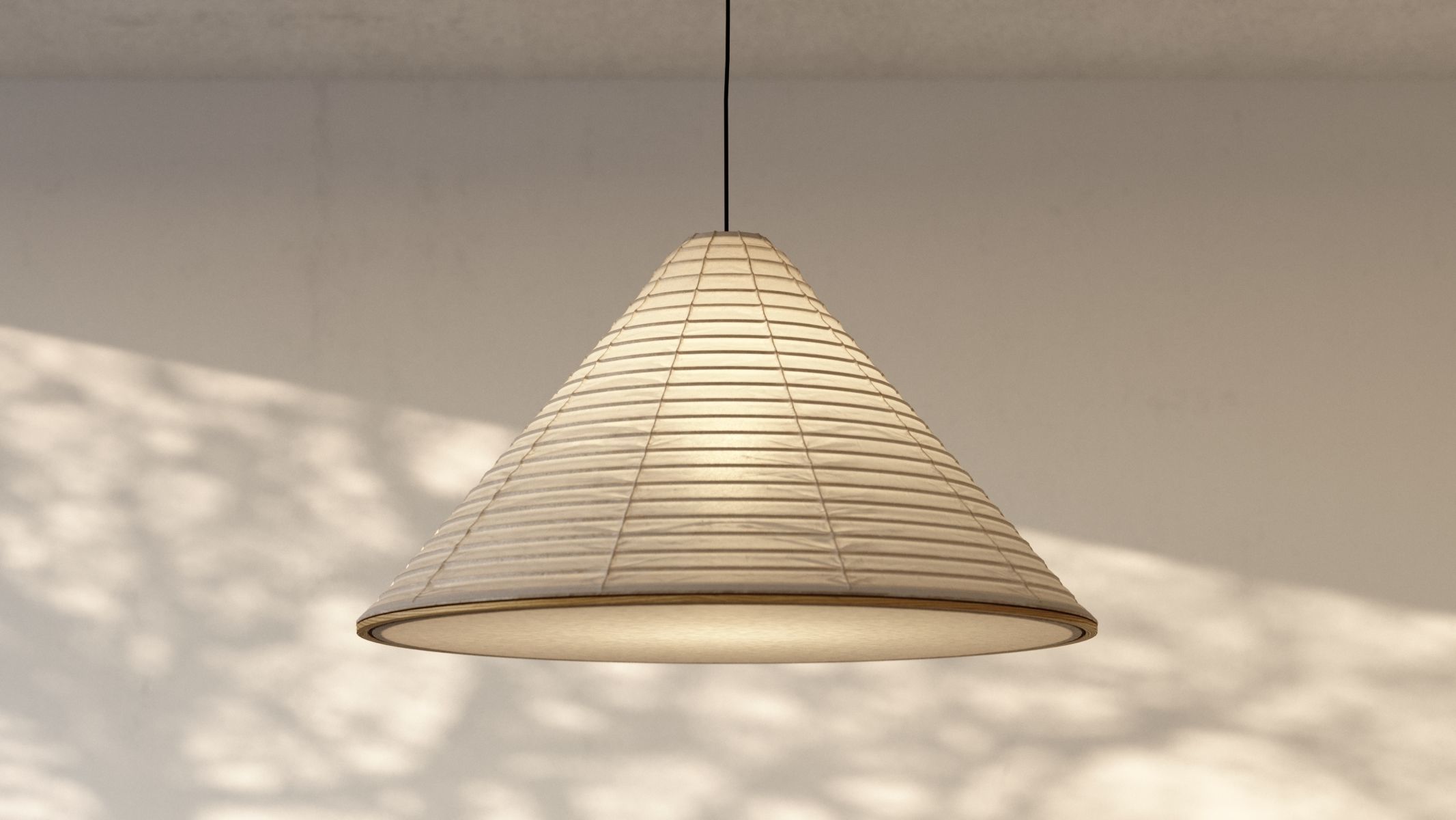 N-PL01 Pendant Lamp by Norm Architects for Karimoku Case 1000 mm 3D model_2